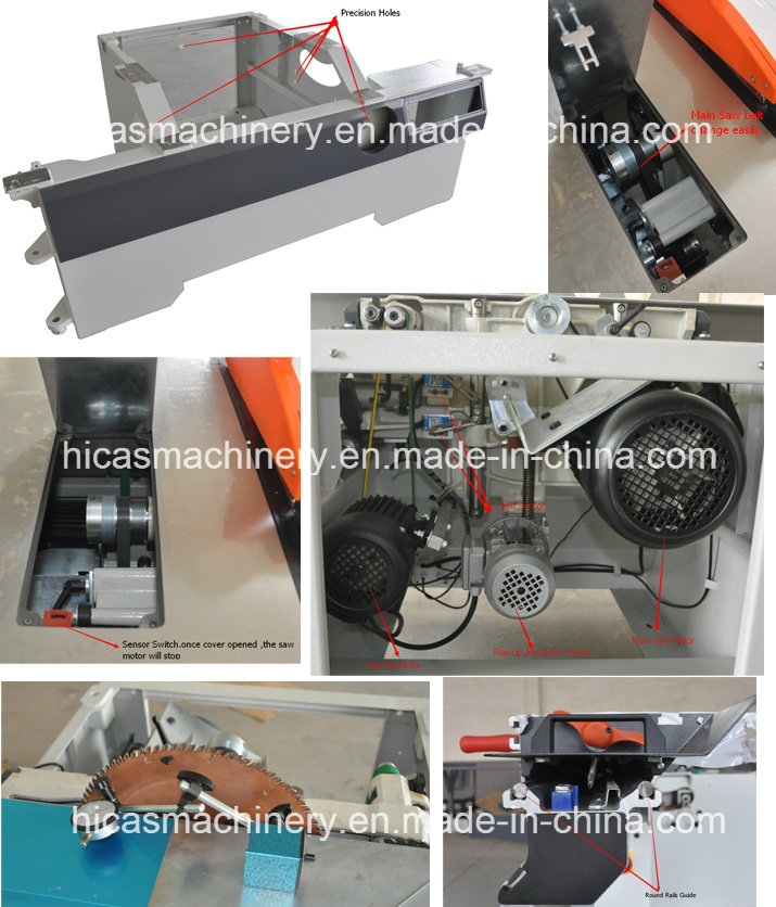 High Quality Woodworking Machinery Precision Sliding Table Panel Saw