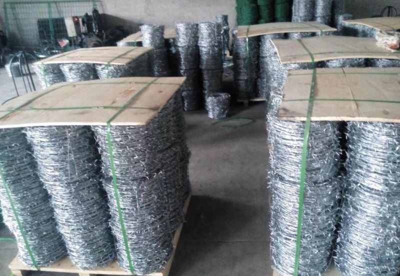 Hot-DIP Galvanized Barbed Wire Price Per Roll Made in China