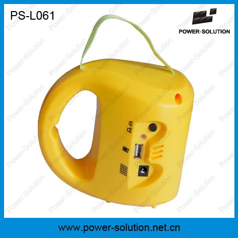 Foldable Solar Lantern Camp Lights with Mobile Phone Charger for Camping (PS-L061)