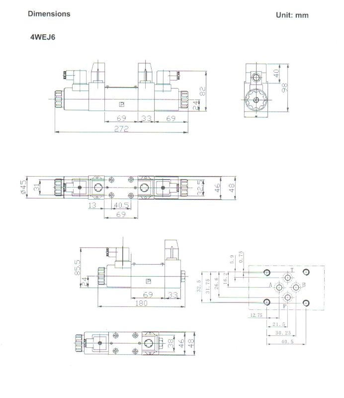 4wej Series Solenoid Directional Control Valves with Spool Position Detection