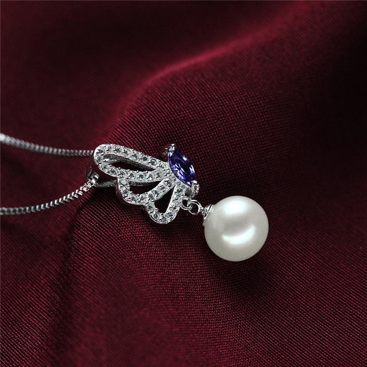 Hot-Sale Bridal Silver Freshwater Real Pearl Set