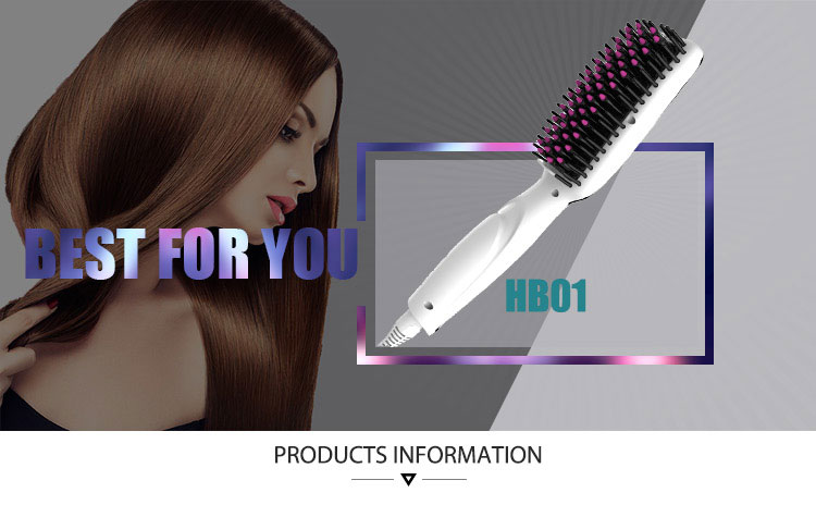 Hair Salon Equipment Professional Hair Brush Straightener