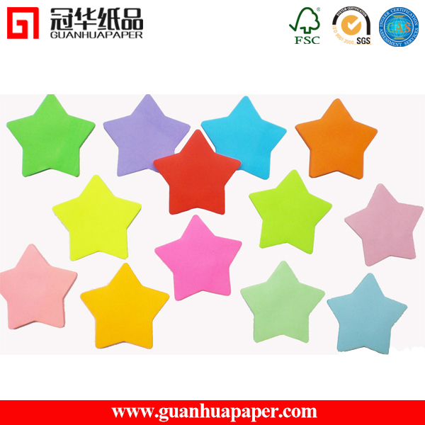 Professional Custom Memo Pad Star Shaped Sticky Notes