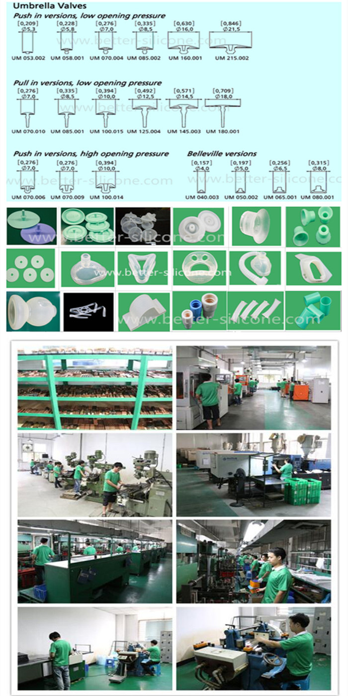 Silicone Umbrella Valve for Manual Resuscitator