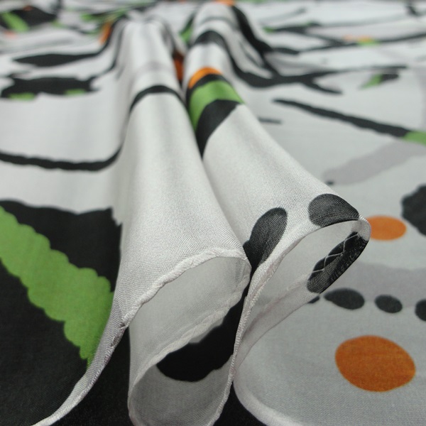 Wide Chiffon Silk Scarf with High Quality