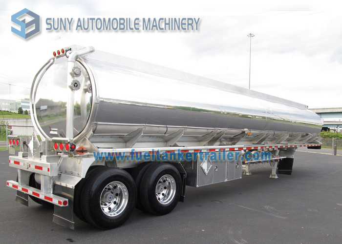 2 Axle Aluminum Oil Tank Trailer 30000 Liters