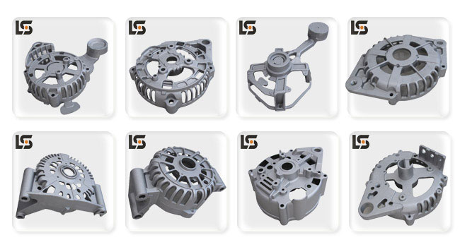 Aluminum Auto Electrical Machine End Cover of Die Casting Parts