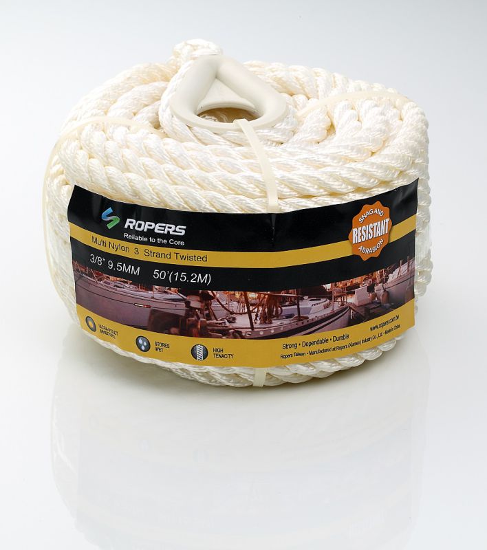 16mm*10.5m Ropers High Quality A3 Anchor Line Rope/Nylon Ropes