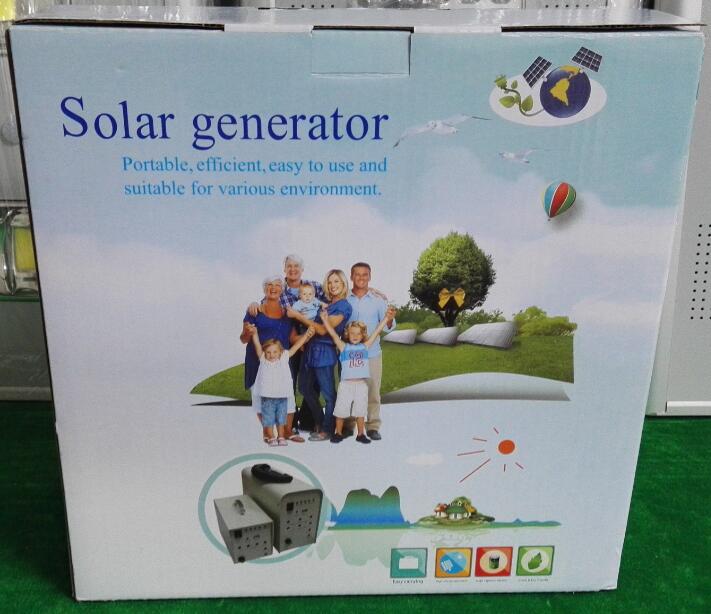 AC 20W Output Solar Power Generator System for Home