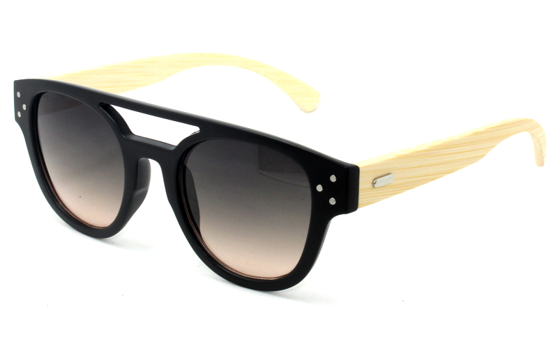 100% Bamboo Wooden Temples Sunglasses Sales