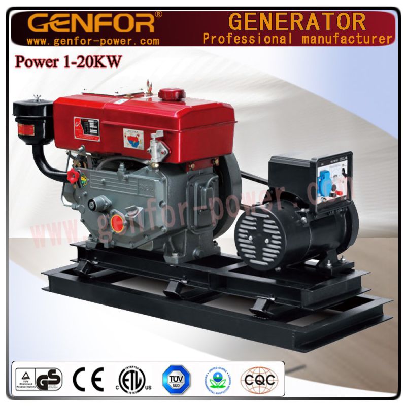 Low Fuel Consumption Diesel Generator 12kVA Wtih Powerfull Generator