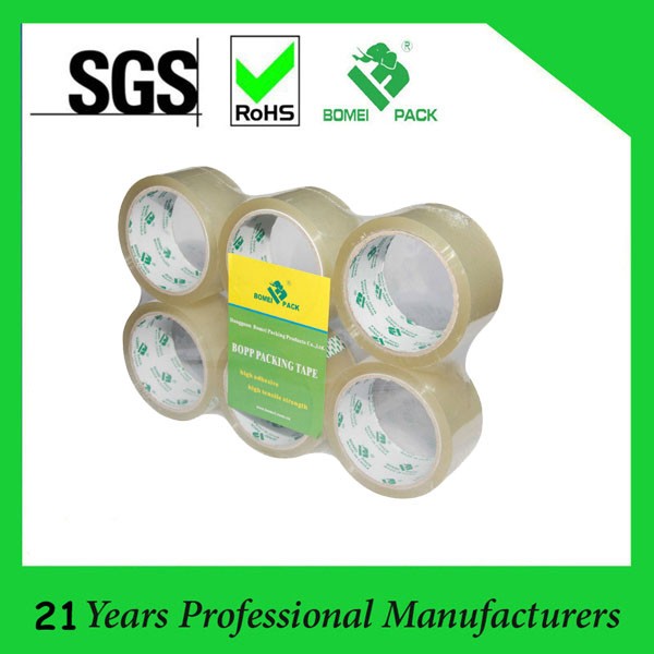 High Adhesive Flat Pack BOPP Carton Packing Adhesive Tape