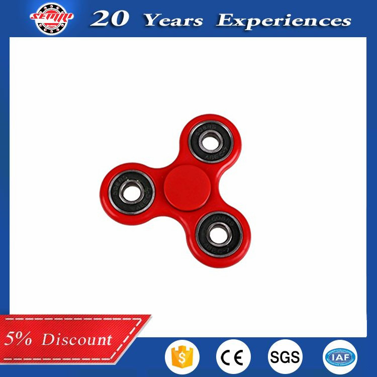 Red Hand Spinner Fidget Toy EDC High Speed Stainless Steel Bearing