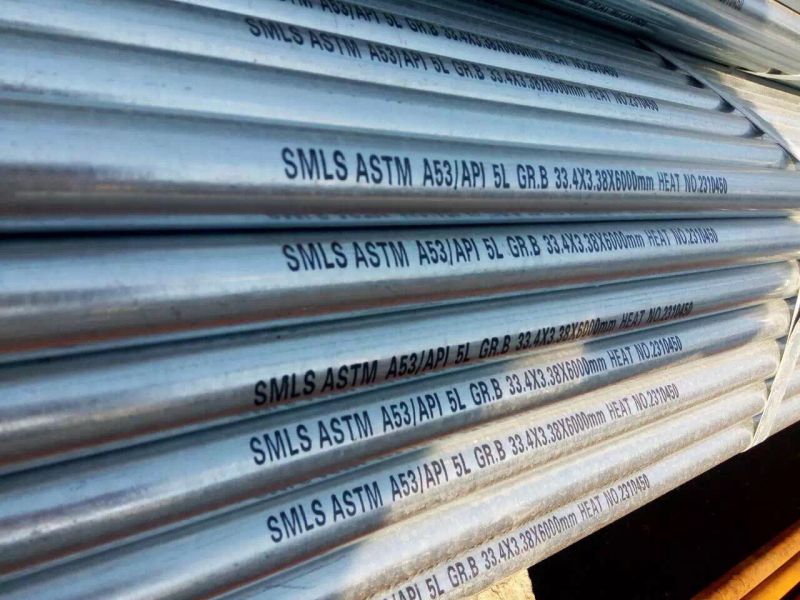 ASTM A53 Hot Dipped Galvanized Steel Pipe for Water Pipe