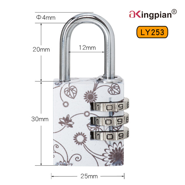 Colorful Aluminum Alloy Combination and Code Padlock