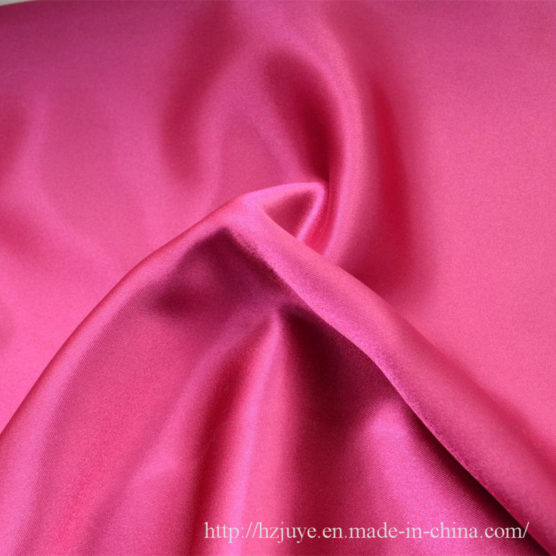 Polyester Stretch Satin Fabric for Garments Lining