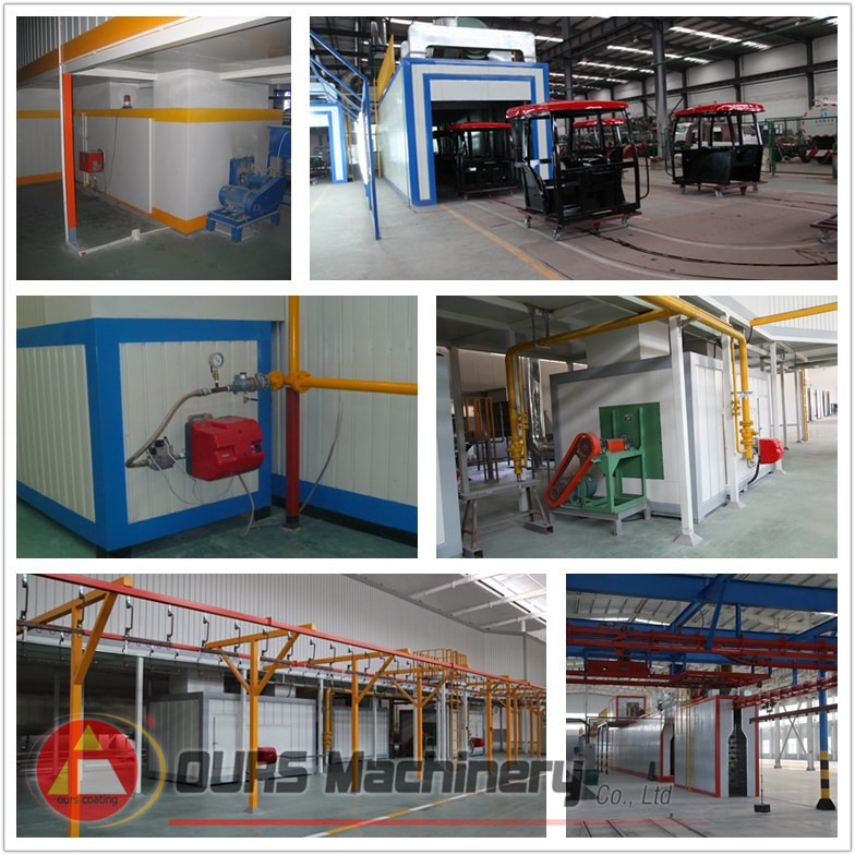 Professional Powder Spray System with Customized Painting Booth