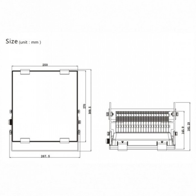 on Sale Shenzhen Cool White 100W LED Floodlight Waterproof Flood Light LED