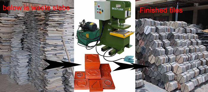 Sales Paving Tiles Hydraulic Stone Stamping Machine for Slabs