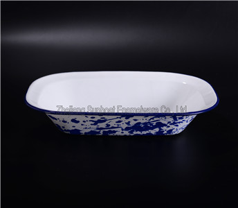 Tableware Enamel Food/Fruit Plate for Daily Use