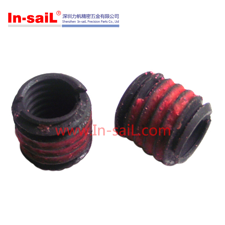 Screwlocking External Thread Insert Nut Slotted for Aluminium Light Alloy