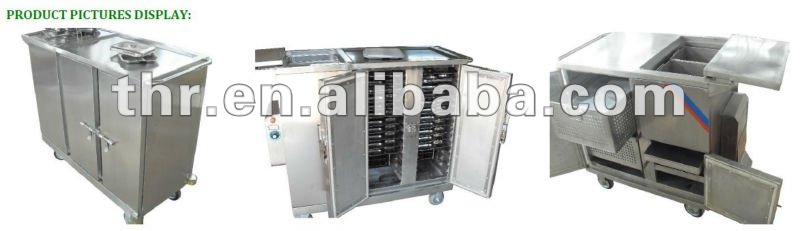 Thr-FC004 Stainless Steel Hospital Food Warmer Trolley