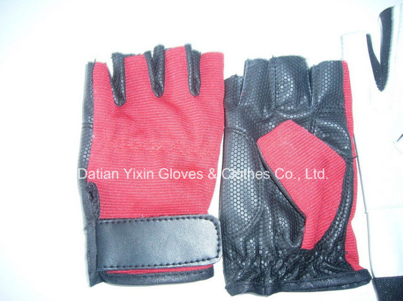 Half Finger Glove-Sport Glove-Bicycle Glove-Riding Glove-Weight Lifting Glove-Safety Glove