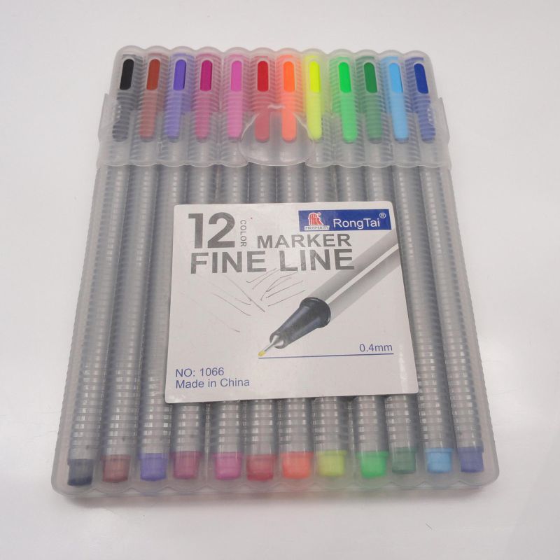 Fineliner Marker, Water Color Pen in PP Case Packing