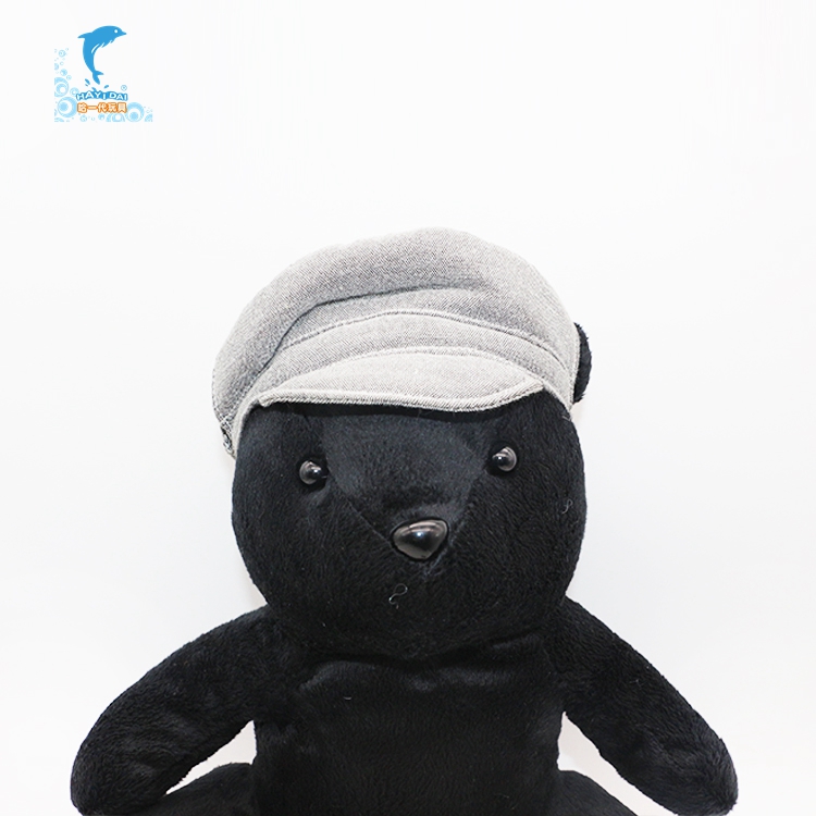 black bear hand puppet