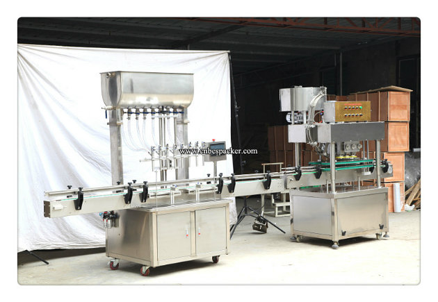 Linear Automatic Bottle Washing Filling Capping Machine