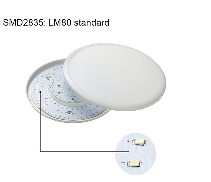 8W Round Home Decorative Ultra Slim Crystal LED Ceiling Light with Three Year Warranty