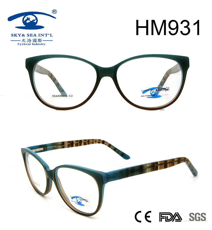 2017 Newest Women Gradient Acetate Optical Eyewear Eyeglasses (HM931)