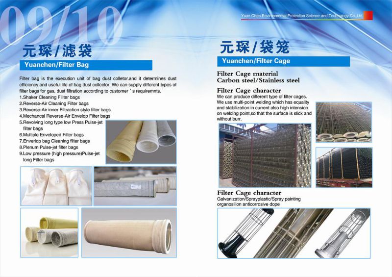 Nonwoven Super PPS and Normal PPS Mixture Filter Bag Filter Housing for Dust Collection with Free Sample