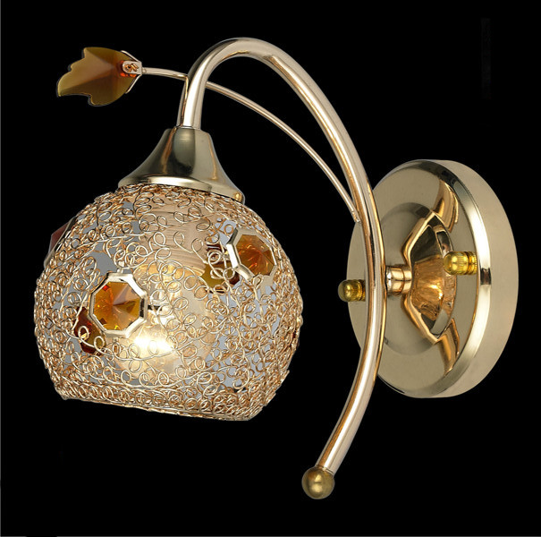 Crystal Bead Wall Lamp/Light with Crystal (9195/1A)