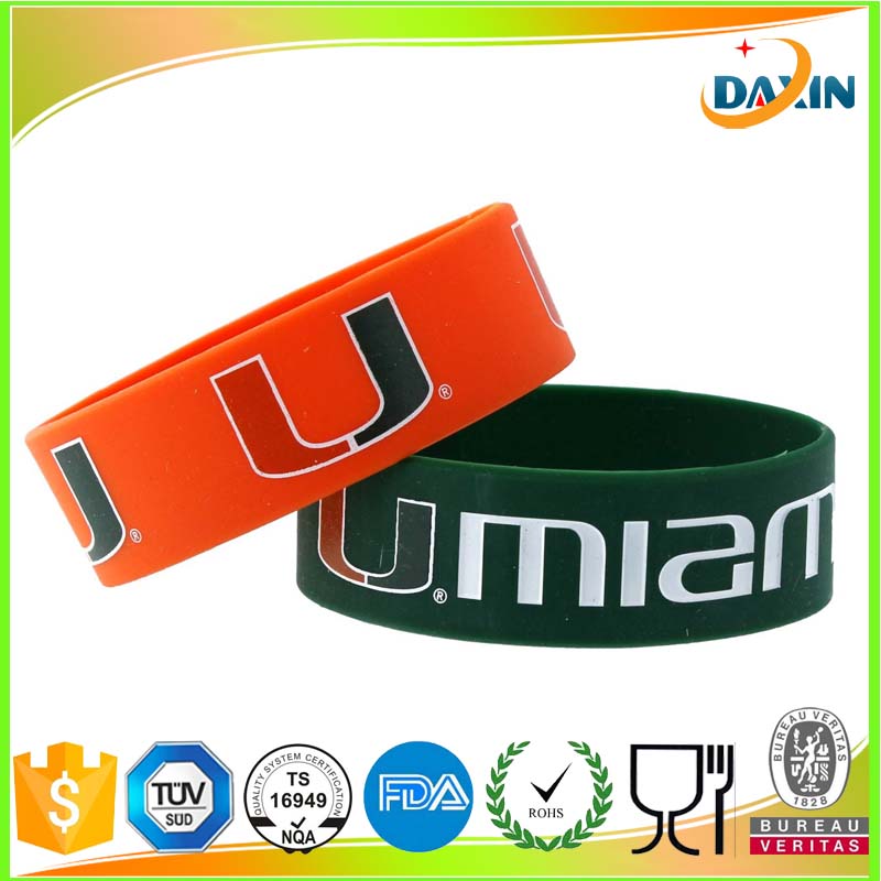 Customized Logo Personalised Silicone Bracelets