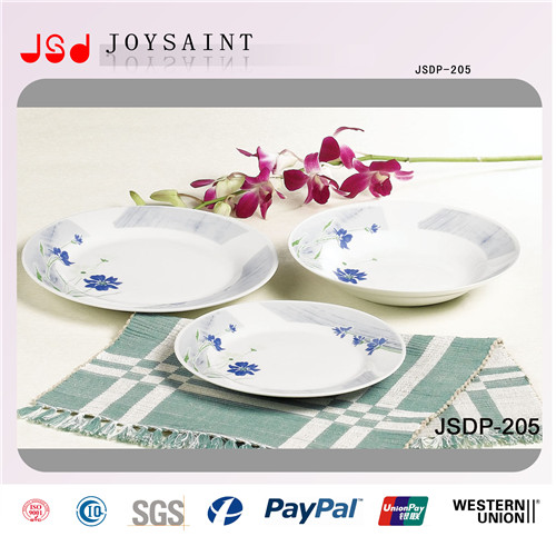 30PCS Round Fine Porcelain Dinnerware