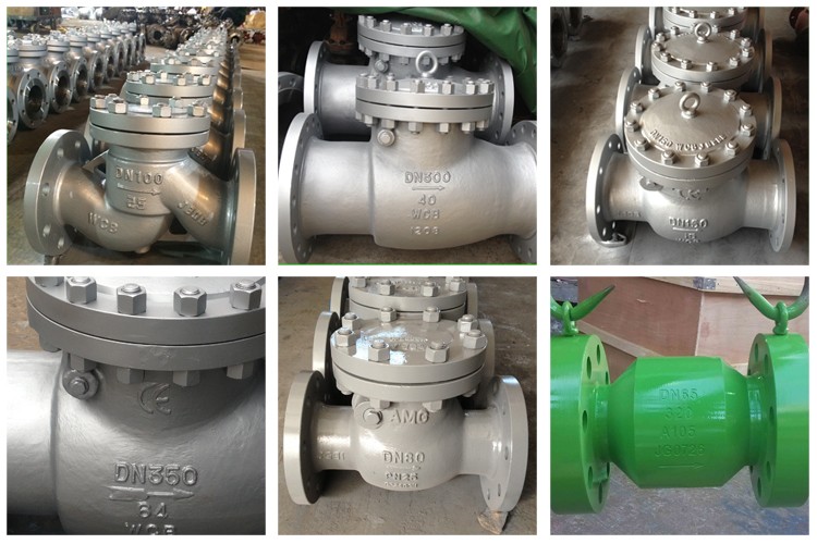 Pn25 Dn150 Swing Check Valve with Carbon Steel Material