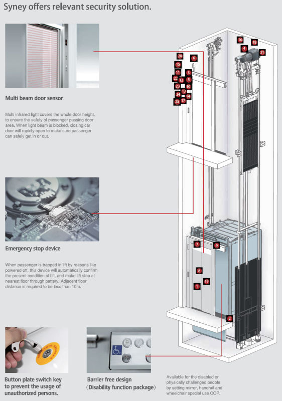 Villa Home Lift with Factory Price (Z-001)