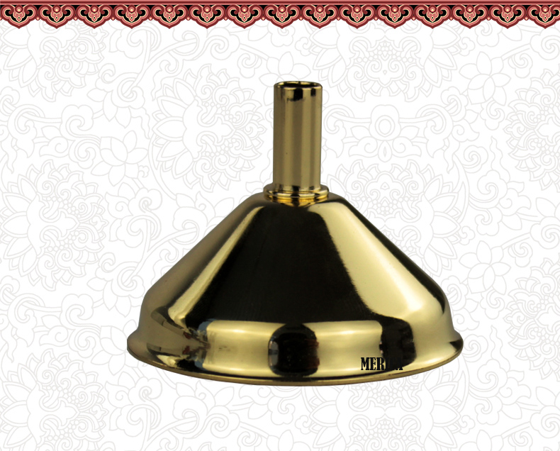 Stainless Steel Mini Golden Perfume Funnel