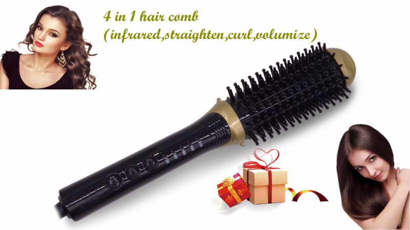 2017 Innovative Infrared Hair Brush Electric Styling Comb