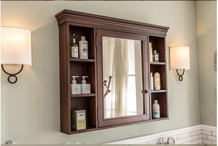 Newly Fashion Hot Sale Top Classical Solid Wood Bathroom Vanity
