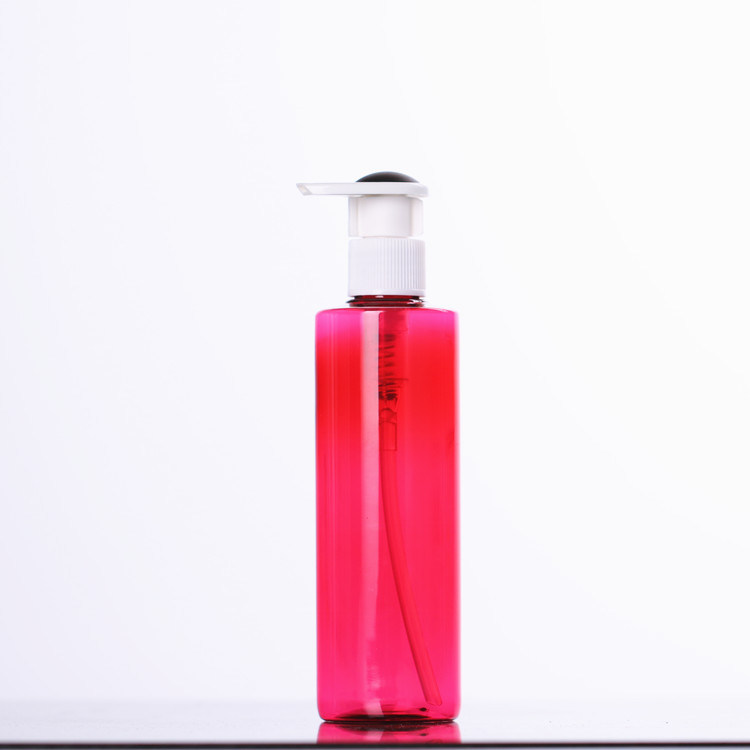 Red Lotion Plastic Pump Bottle for Cosmetic (NB20002)