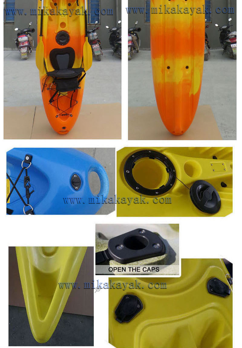 Fishing Kayak Roto Mold for Sale Sit on Top Ocean Canoe