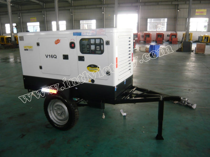 10kVA~70kVA Trailer-Mounted Mobile Diesel Power Generator Station with CE/Soncap/Ciq Certifications