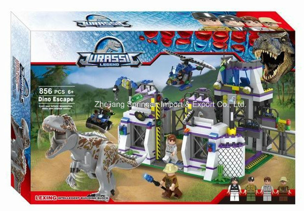 Boutique Building Block Toy-Dinosaur Escape 01