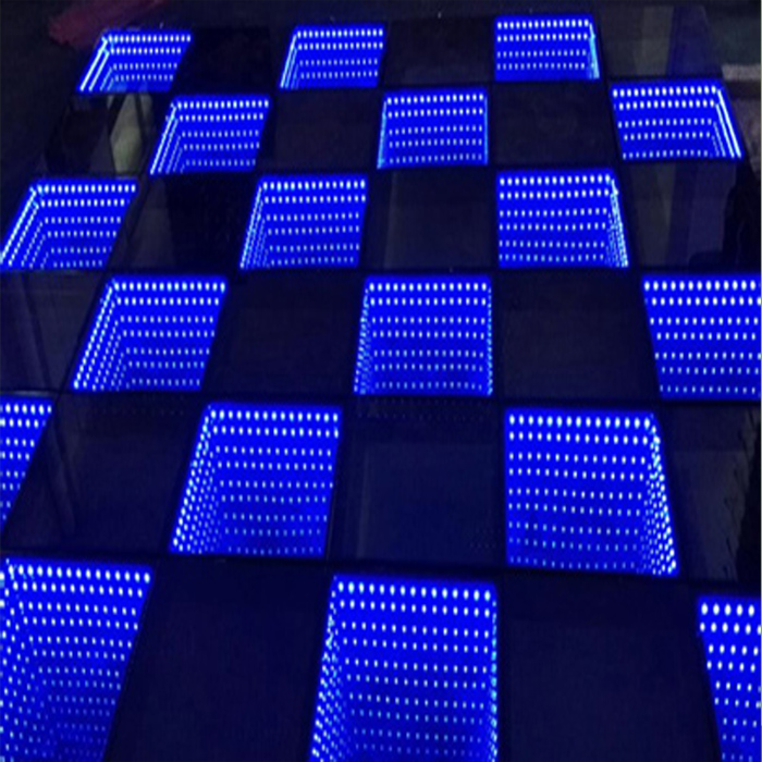 Party, DJ Lighting 3D Mirror Time Tunnel LED Dance Floor