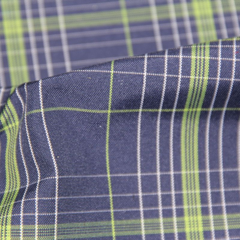 Polyester Yarn-Dyed Fabric for Men's Garment