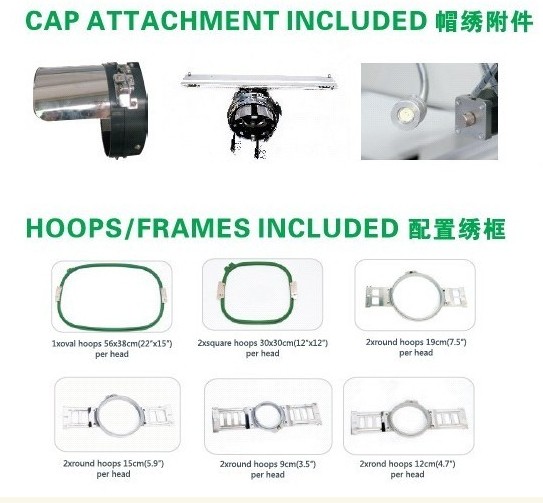 Computerized Single Head Tajima Embroidery Machine with CE/ISO/SGS for Industrial Cap / T-Shirt / Flat Embroidery (WY1201CS)