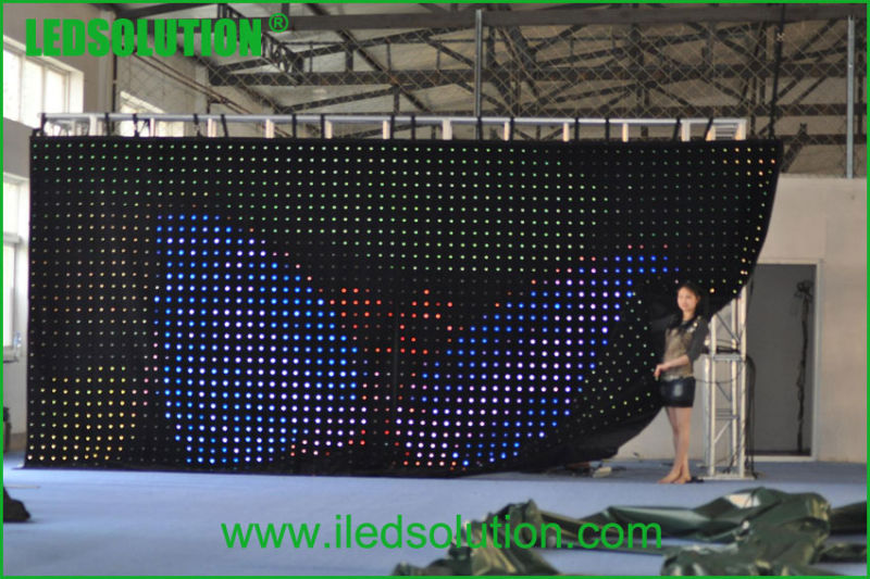 P75 Indoor Flexible Cloth LED Display for Stage