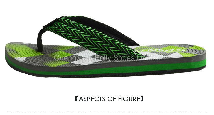 Men Logo Print EVA Sole Men Custom Flip Flop